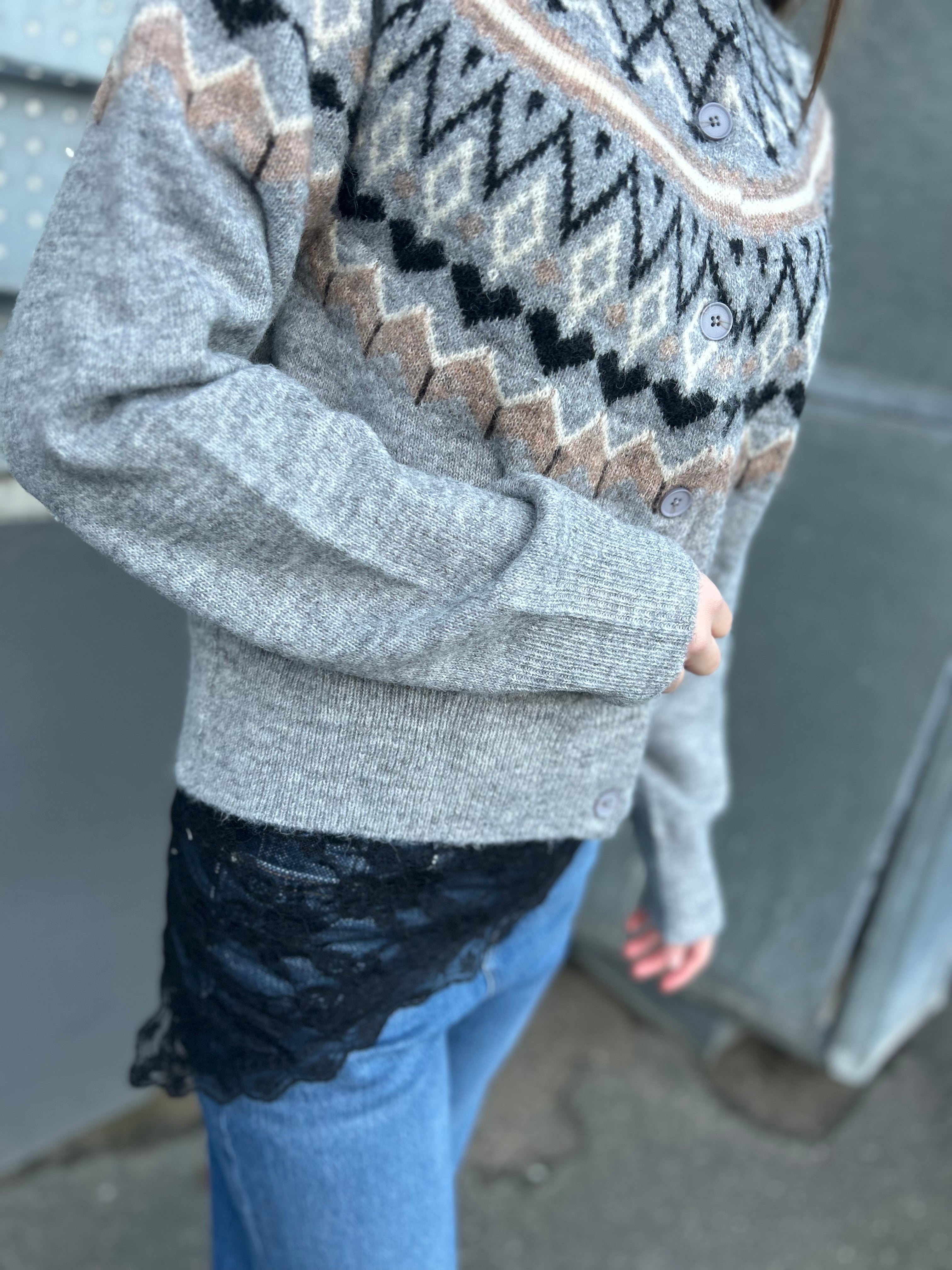 PCNAINA Short Skirt - Black